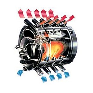  100 куб м Печь газогенераторная 
