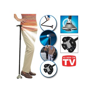 Трость складная MAGIC CANE с фонариком