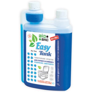 Универсальное средство для сточного и сливного бачка биотуалета