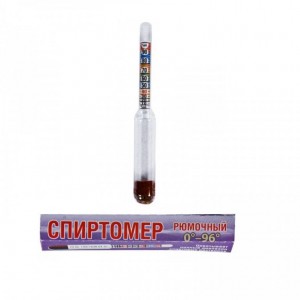 Спиртомер-ареометр бытовой 0-96%
