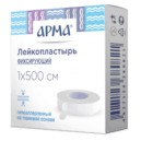 Лейкопластырь фиксирующий белый 1х500см на тканевой основе