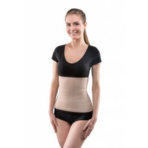 Пояс эластичный согревающий из натуральной овечьей шерсти Меринос