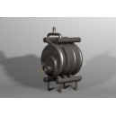 Печь  газогенераторная с водяным контуром  100 куб м  