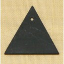 Кулон из шунгита треугольный