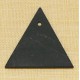 Кулон из шунгита треугольный