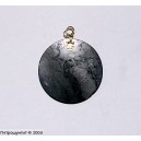 Кулон из шунгита "Круг" полированный